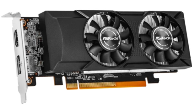 Видеокарта PCI-E ASRock Radeon RX 550 Low Profile (RX550 LP 4G) 4GB GDDR5 128bit 1100MHz HDMI/DP