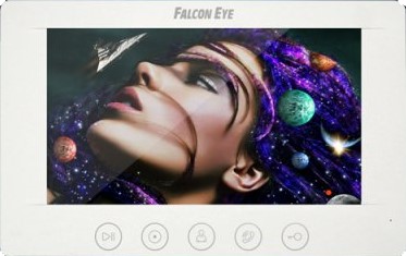 Видеодомофон Falcon Eye Cosmo - 4 цветной анаговый 7 handfree, встроенный коммутатор на 4 вызывные панели (Панель1)