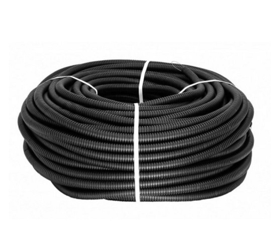 Трубы для прокладки кабеля Труба гофрированная лёгкая Ecoplast 20120-25B ПНД, с зондом диам. 20мм, (25м)