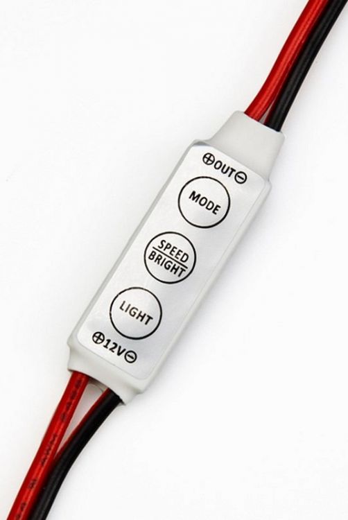 Диммер Lamper 143-105-1 LED мини радио 72/144 W, 3 кнопки,12 V/24 V