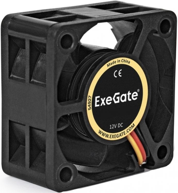 Вентилятор для корпуса Exegate ExtraSilent ES04020S3P-5 EX296998RUS 40x40x20 mm, 4800rpm, 5.2CFM, 21dBa, 3-pin