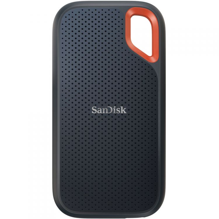 Внешний SSD USB 3.2 Gen 2 Type-C SanDisk SDSSDE61-4T00-G25 Portable 4TB 520MB/s черный