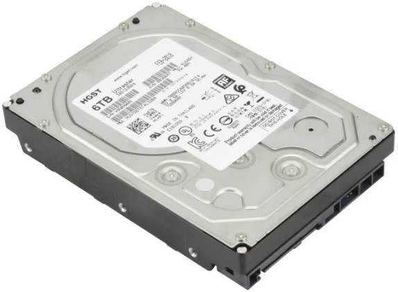 Жесткий диск 6TB SAS 12Gb/s Supermicro HDD-A6TB-HUS726T6TAL5204 3.5’’, 256MB, 7200 RPM, 512E SE