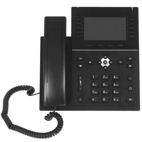 Телефон VoiceIP Fanvil J6 20 линий SIP, 2х10/100/1000, осн. цветной дисплей 480x272, записная нкига на 2000, IPv6. 60 клавиш быстрого набора, POE