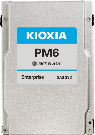 SSD Toshiba Накопитель SSD 2.5'' Toshiba (KIOXIA) KPM61VUG3T20 PM6-V 3.2TB SAS 24Gb/s BiCS FLASH TLC 4150/2450MB/s IOPS 595K/240K MTTF 2.5M 3DWPD