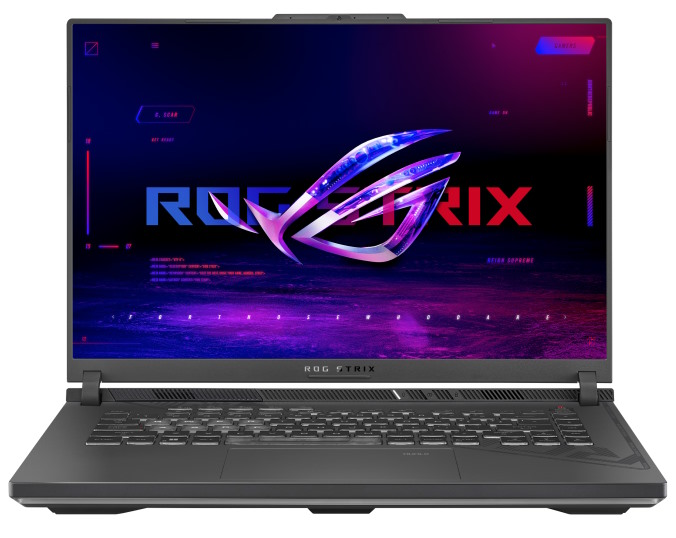  Ноутбук ASUS ROG Strix G16 G614JI-N4181 90NR0D41-M00V20 i7-13650HX/32GB/1TB/16/QHD+/IPS/240Hz/RTX 4070 8GB/Cam/WiFi/RJ45/kbrd ENG-RUS/noOS/Eclipse Gr