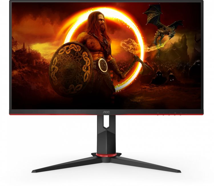 Монитор AOC Q27G2U 2560x1440 WLED, 16:9, VA, 250cd, 3000:1, 80M:1, 4ms, 178/178, 2*HDMI, DP, 4*USB, audio, 144Hz, tilt, HAS, swivel, pivot, VESA 100x1