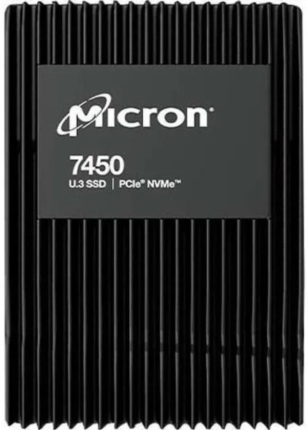 Накопитель SSD 2.5'' Micron MTFDKCC15T3TFR-1BC1ZABYY 7450 PRO 15.36TB PCIe 4.0 x4 NVMe 3D TLC 6800/5600MB/s IOPS 1000K/250K TBW 28000 DWPD 1