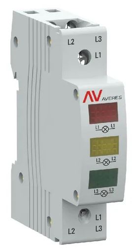 Индикатор напряжения трехфазный EKF av-l-3ph-averes AV-L AVERES