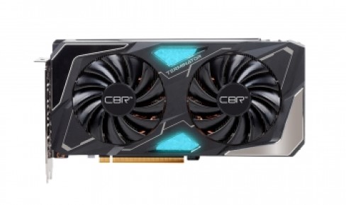 Видеокарта PCI-E CBR GeForce RTX 3060 Terminator T1 (VGA-MSRTX3060-12G-RTL) 12GB GDDR6 192bit 8nm 1320/15000MHz 3*DP/HDMI Ret