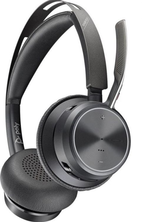 Гарнитура wireless Plantronics VOYAGER FOCUS 2 UC 76U47AA (COMPUTER & MOBILE) USB-C, PREMIUM STEREO BLUETOOTH, WITHOUT CHARGE STAND, WORLDWIDE