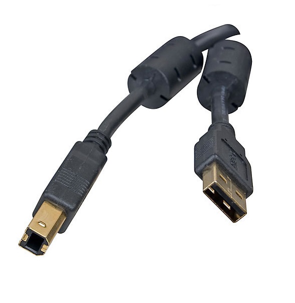 Кабель 5bites UC5010-030A профессиональный, Express USB2.0, AM-BM, Ferrites, 3м