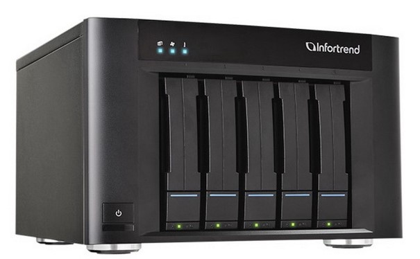 Система хранения данных Infortrend GSe Pro 205-D GSEP2050000D-8U32 5bay, supports NAS, block, object storage and cloud gateway, including Intel D1508