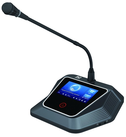 Микрофон ITC TS-0205А делегата с сенсорным экраном 4,3
