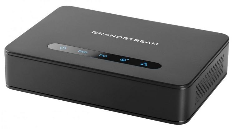 Адаптер IP-телефонии Grandstream HT-813 SIP, 1 порт FXS, 1 порт FXO, 2 порта Ethernet 10/100