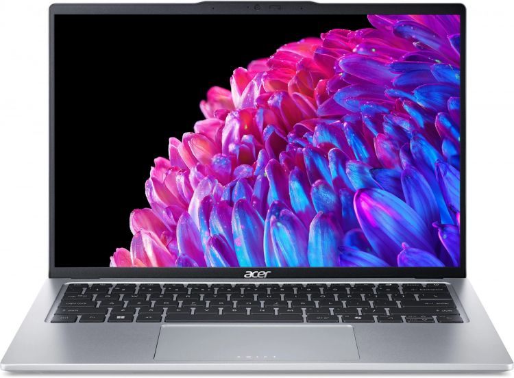 Ноутбук Acer Swift Go 14 SFG14-73-70EH NX.KSGCD.002 Ultra 7 155H/16GB/1TB SSD/Arc graphics/14 2.8K OLED/WiFi/BT/cam/Win11Home/silver