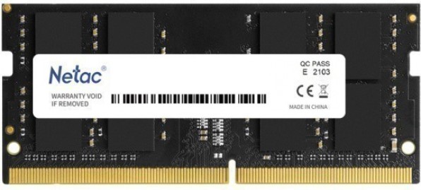  Модуль памяти SODIMM DDR5 8GB Netac NTBSD5N48SP-08 Basic PC5-38400 4800MHz CL40 1.1V