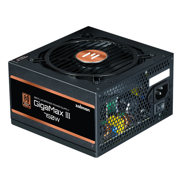 Блок питания ATX Zalman ZM750-GV3 750W, APFC, 120mm fan, 80+ Bronze, ATX 12V 3.0, Retail