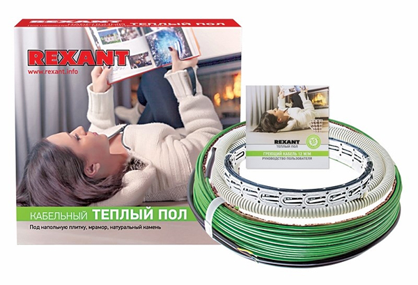 Теплый пол Rexant Slim RNB -30-370 51-0503-3 370Вт/30м/ S обогрева, м2: 2,0-3,0 (двух жильный)