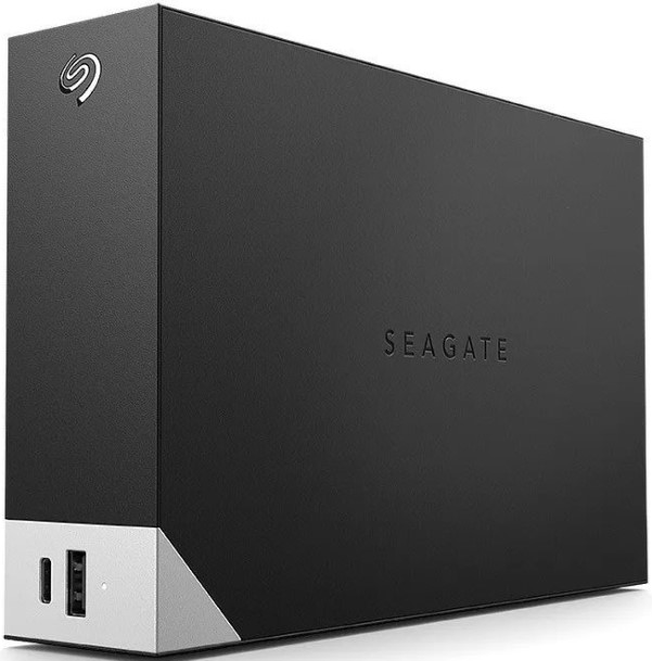 5-8TB  Xcom-Shop Внешний диск HDD 3.5'' Seagate STLC8000400 One Touch Hub 8TB USB 3.2/USB Type-C black