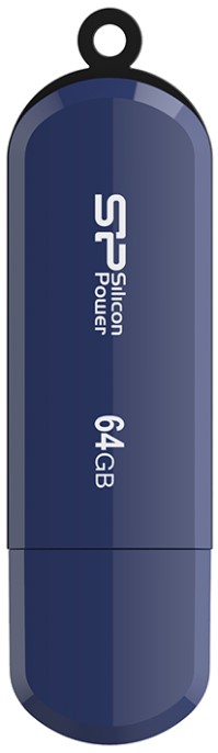 Накопитель USB 2.0 64GB Silicon Power Luxmini 320 синий