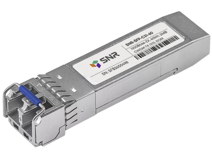 Модуль SFP SNR SNR-SFP-C31-60 CWDM оптический, дальность до 60км (25dB), 1310нм