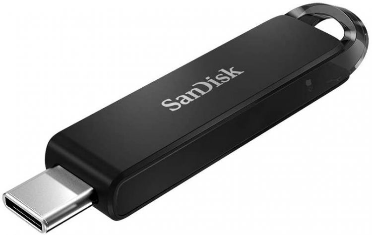 Накопитель USB 3.1 256GB SanDisk SDCZ460-256G-G46 CZ460 Ultra Type-C, USB Type-C, Black