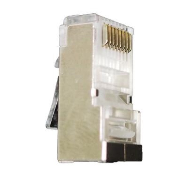 Коннектор BNH B352.1-5E RJ45, кат. 5е, экр., обжимной, для кабеля, цвет: прозрачный