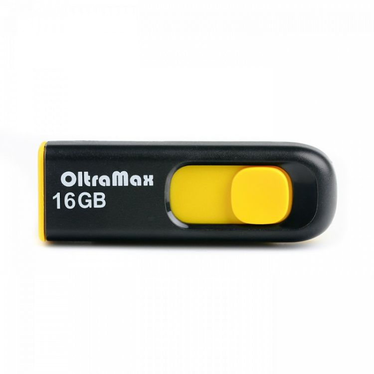 Накопитель USB 2.0 16GB OltraMax OM-16GB-250-Yellow 250, жёлтый