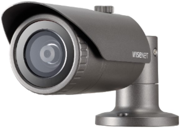 Камеры цилиндрические Видеокамера IP Wisenet QNO-6012R 2МП уличная цилиндрическая с функцией день-ночь (эл.мех. ИК фильтр) и ИК подсветкой до 20 м. встроенный фиксированный