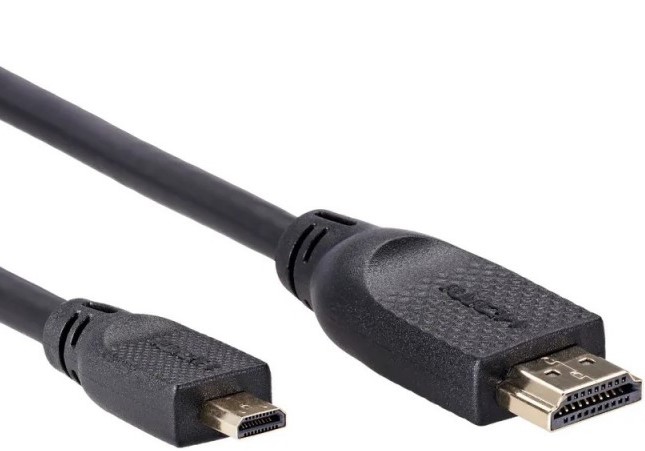 Кабель интерфейсный VCOM CG587-1M HDMI-19M/MicroHDMI-19M ver 2.0 1m