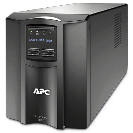 APC SMT-UPS Источник бесперебойного питания APC SMT1000I 1000VA/700W, Line-Interactive, LCD, Out: 220-240V 8xC13 (4-Switched), SmartSlot, USB, COM, HS User Replac
