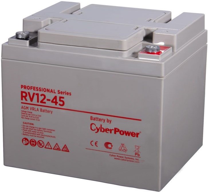 Батарея CyberPower RV 12-45 professional series, 12V, 45Ah