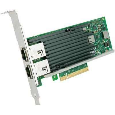 Сетевая карта Intel X540T2 (PCIe v2.1 (5.0GT/s), 10GBase-T, 10 Gigabit Ethernet, 2 ports,Low Profile and Full Height,) Bulk