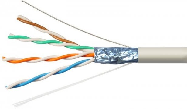 Кабель витая пара F/UTP 6 кат. 4 пары Neomax NM20611 23AWG(0.57 мм), медь, одножильный (solid), внутренний, LSZH, серый, уп/305м