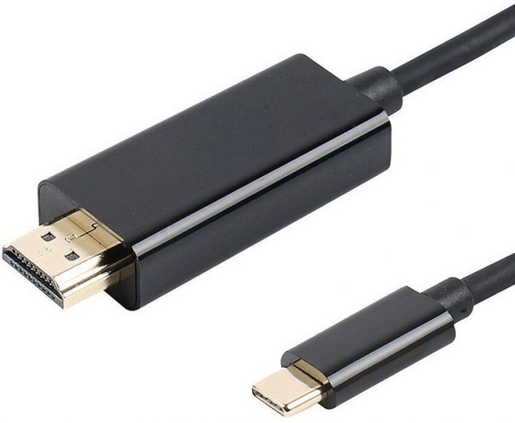 Кабель-адаптер VCOM CU423C-1.8M USB 3.1 Type-Cm/HDMI A(m) 3840x2160/30Hz, 1.8m