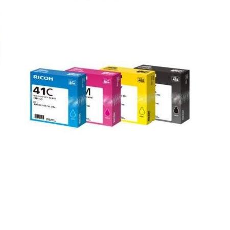 Картридж гелевый Ricoh тип GC 41C 405762 голубой (2 200 страниц) для Aficio 3110DN/3110DNw/3100SNw/3110SFNw