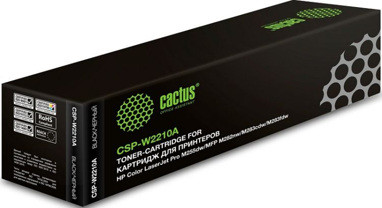 Картридж Cactus CSP-W2210A черный (1350стр.) для HP M255/MFP M282/M283