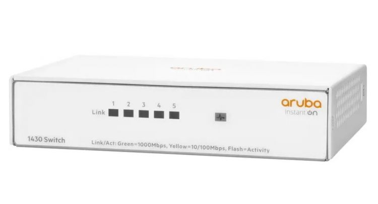 Коммутатор неуправляемый Aruba R8R44A Instant on 1430 5G fanless Switch