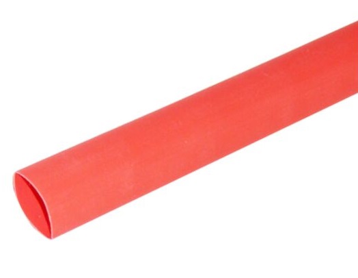  Xcom-Shop Термоусаживаемая трубка DKC 2NA20132R 3,2/1,6 мм, цвет красный, Quadro (уп/50 шт)