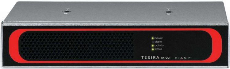   Xcom-Shop Аудиопроцессор BIAMP TesiraEX-OUT 912.0309.900/911.0309.900 модуль расширения вых. (AVB, PoE+): 4 MIC/LINE вых. (Euroblock). ПО Tesira. 1U (Half-rack)