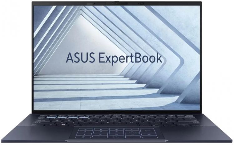  Ноутбук ASUS ExpertBook B9 B9403CVA-KM0499X 90NX05W1-M00NJ0 i7-1355U/16GB/1TB SSD/Iris Xe Graphics/14 OLED WQXGA+/WiFi/BT/Cam/Bag/Win11Pro/black