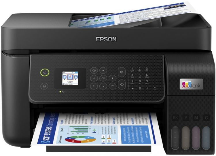 МФУ струйное цветное Epson L5290 C11CJ65512 A4, WiFi C11CJ65508/C11CJ65405/C11CJ65403