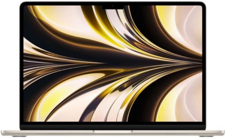 Ноутбук 13.6'' Apple MacBook Air (2022) (MLY23LL/A) M2 8C CPU, 10C GPU, 8GB, 512GB, Eng.kb, Starlight