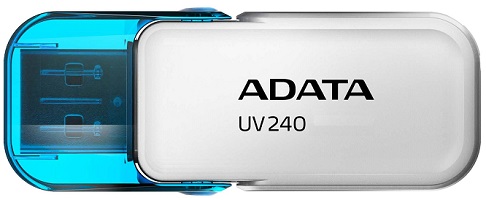   Xcom-Shop Накопитель USB 2.0 32GB ADATA UV240 белый