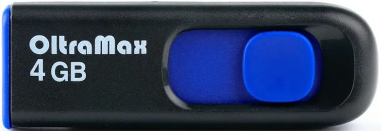 Накопитель USB 2.0 4GB OltraMax OM-4GB-250-Blue 250 синий