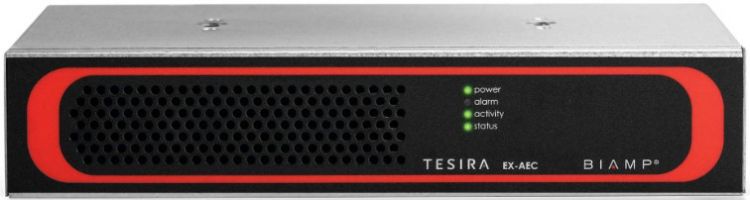  Аудиопроцессор BIAMP TesiraEX-AEC 912.0341.900/911.0341.900 модуль расширения вх. (AVB, PoE+): 4 MIC/LINE вх.с AEC (Euroblock). +48 V. ПО Tesira. 1U (