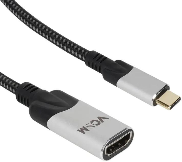 Адаптер VCOM CU423MV-8K USB 3.1 Type-Cm --> HDMI A(f) 8K@60Hz, 0.15m, Alum