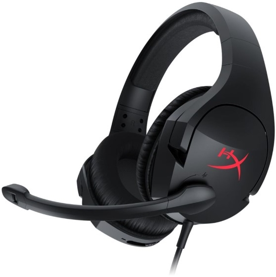  Наушники HyperX Cloud Stinger 4P5L7AB с микрофоном черный 1.3м мониторные оголовье