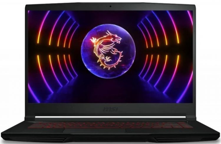 Ноутбук MSI GF63 Thin 12UC 9S7-16R821-1047 i5-12450H/8GB/256GB SSD/RTX 3050 4GB/15.6/IPS/FHD/DOS/black